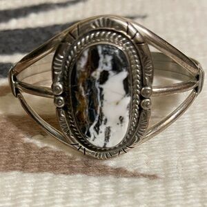 Native American Navajo White Buffalo Cuff